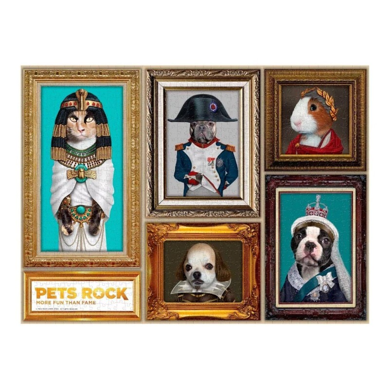 Pets Rock Novelty Rompecabezas Coleccionable Pets Rock Museo 1000 Pz