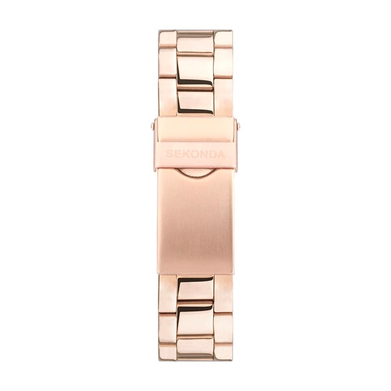 Sekonda Women's Quartz Watch with Rose Gold Dial Analogue Display