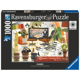 Ravensburger Eames Design Classics 1000 Piece Jigsaw Puzzle for Adults - 16899 - Every Piece is Unique, Softclick Technology Means Pieces Fit Together Perfectly