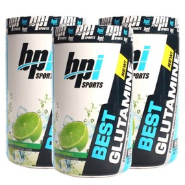 BP Sports Best Glutamine Lime Sherbet, 400g, 3 pieces / 비피아이스포츠 베스트 글루타민 라임 샤베트, 400g, 3개