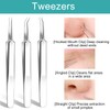 iCovalescent Pack of 7 Blackhead Remover, Pimple Squeezing Tool, High-Quality