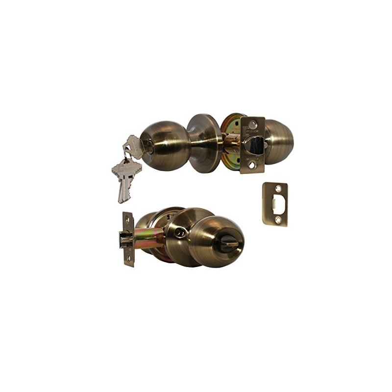 Constructor CON4147 Chronos Entry Door Lever Lock Knob Handle Set,