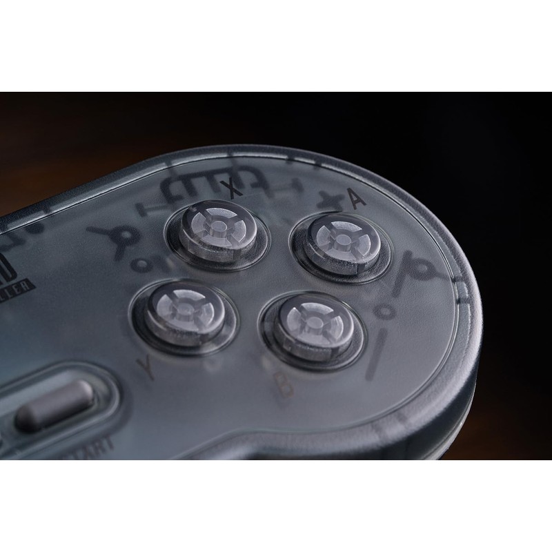 8Bitdo Sn30 2.4G Wireless Gamepad for Original SNES/SFC (Transparent Edition)