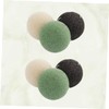 IWOWHERO 6pcs Natural Facial Sponges Face Scrubbing Puff for Gentle