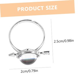 Baluue for Women Color Changing Emotion Ring Unique Temperament Jewelry Valentine present for Teen and Women Mood Accessory