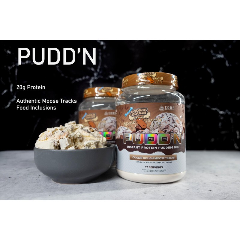 Core Nutritionals Pudd'n, Decadent Protein Pudding Mix, Full Disclosure Casein