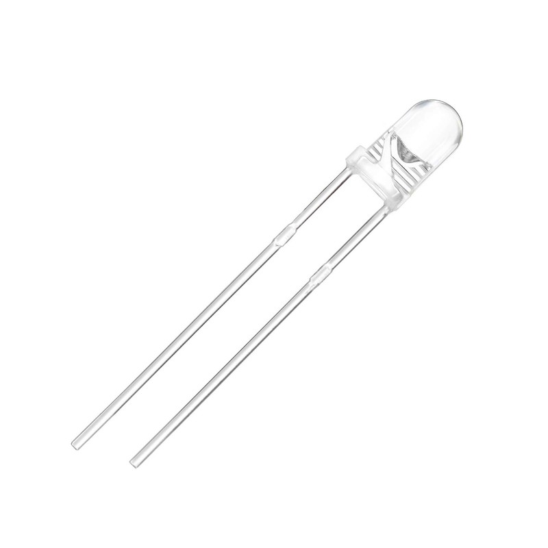 Chanzon 100 pcs 3mm Blue LED Diode Lights (Clear Round