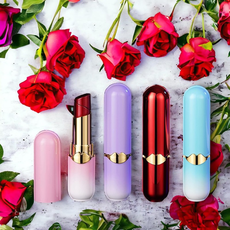 Creative Lipstick Lighter - Soft Flame Butane, Refillable and Adjustable