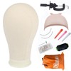 XTREND 21"-24" Canvas Block Mannequin Head for Making Weft/Wig/Hair Extension,