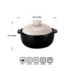 Kitchen Flower Lucia Natural Glazed Ceramic Porcelain Cookware Hot Pot
