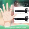 EDNYZAKRN 2 Pack Finger Sleeves Protectors, Finger Buddy Bands Adjustable