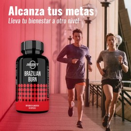 Reset Nutrition Brazilian Burn Acaí Quemador De Grasa 60caps Sabor Sin sabor