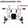 Wall Mounted Multi-Grip Pull Up and Dip Station with Adjustable