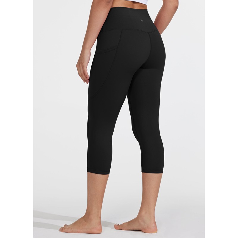 Willit Women's Yoga Capri Leggings Pants with Pockets High Waisted
