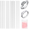 Ring Sizer for Loose Rings, 12 Pack 4 Sizes, Invisible