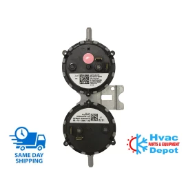 Goodman 0130F00439 Goodman OEM Furnace Air Pressure Switch 2-Stage, Air, -0.1/-1.2 in WC