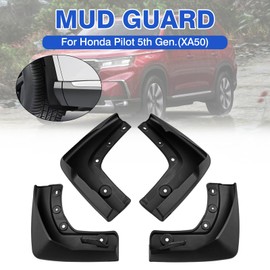 Autorder Mud Flaps for 2023 2024 2025 Honda Pilot Accessories Splash Guards Mudflap Fender Flares Front and Rear Mud Guard Set 4PCS