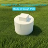 Sewer Cleanout Cap with Plug Pipe Fitting, 4 Inch PVC