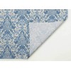S4Sassy Blue Leaves & Damask Floral Cotton Napkin Printed Everyday