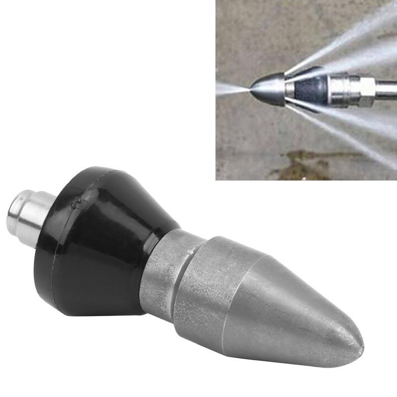 Pipe Dredging Nozzle 1/4in Drain Outlet Cleaning Quick High Pressure
