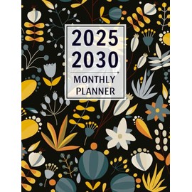 2025-2030 Monthly Planner: 6 Years Calendar from January 2025 To December 2030 with Federal Holidays