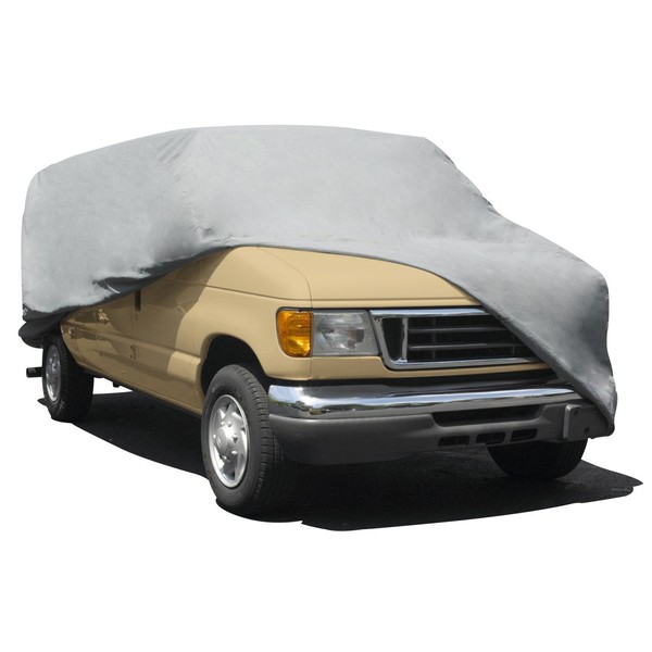 Budge - VRB-1 Rain Barrier Van Cover, Outdoor, Waterproof, Breathable, Van Cover fits Mini Vans up to 216” L x 60" W x 60" H, Gray