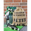 ORGANZABEUTEL24 Geschenkbeutel Alter Sack Herzlichen Glückwunsch, Geburtstag, Jubiläum (40x30 cm)