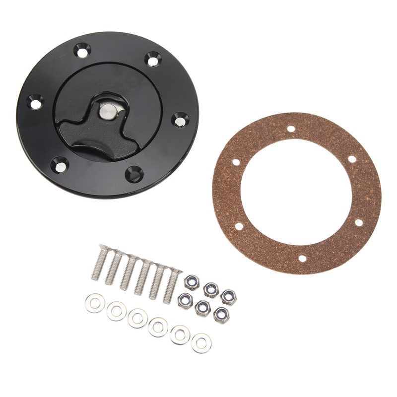 Fuel Cell Surge Tank Cap Billet Aluminum 39mm ID Flush