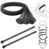 Vincreem 4 Pack 18" Classic Snowshoe Strap Kit Black Multipurpose
