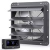 iLIVING 16" Wall Mounted Shutter Exhaust Fan, Automatic Shutter, Temperature