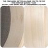 Operitacx Flour Sifter Handheld Sieve 60 Fine Mesh Wooden Flour