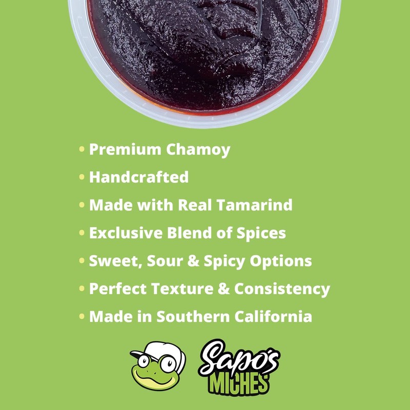 Sapo's Miches Chamoy Rim Dip - Tamarind Candy Sauce for