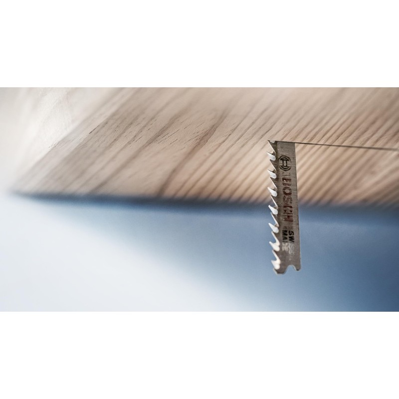 Bosch 5x EXPERT Wood 2-side clean T308BP Jigsaw Blade (for
