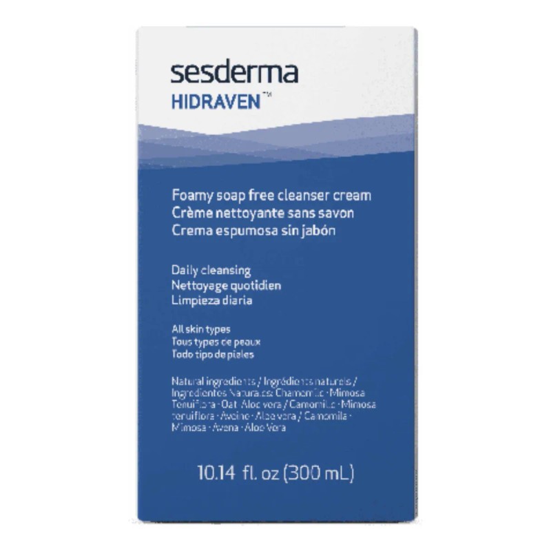 Hidraven Crema Espumosa Sin Jabon 300 Ml