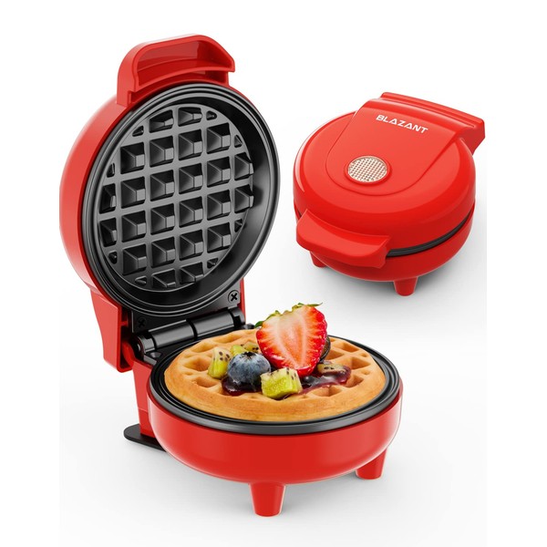 Mini Waffle Maker, Small Waffles Iron Keto Chaffles Single Compact
