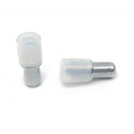 GLASS SHELF SUPPORTS PLUG IN STEEL PEGS PINS Ø5 mm HOLE PACK OF 20 (PACK OF 20)