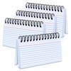 Tecmisse 200 PCS Index Cards, 3x5 Inches Spiral Bound Index