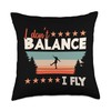 Slackliner Slackling Slackline Throw Pillow