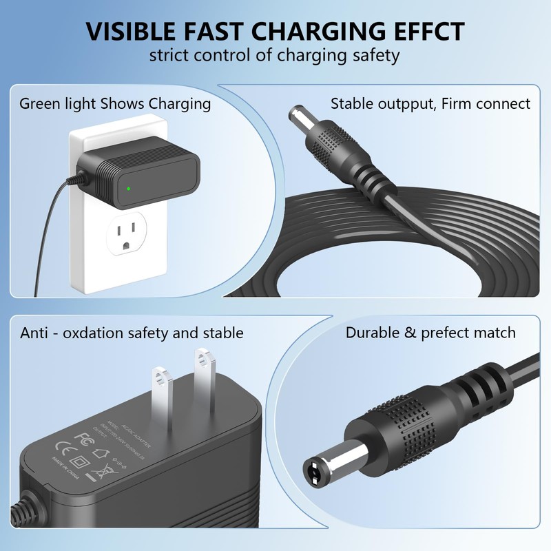 24V 1A Charger for Dreo Fan Replacement for Dreo PolyFan