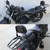 Worldmotop Motorcycle Sissy Bar Backrest Rear Passenger Seat for Honda