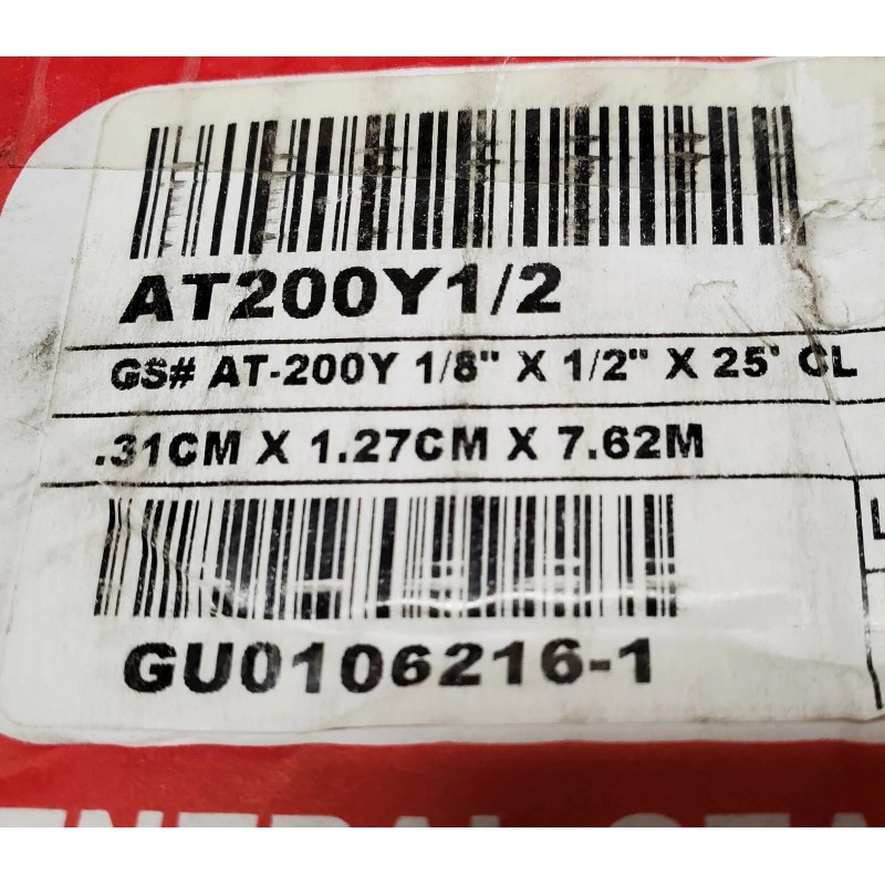 AT200 AIRTECH AT200Y 1/8"X1/2 "X25" GL TAPE SEALANT GU0106216-1 (25