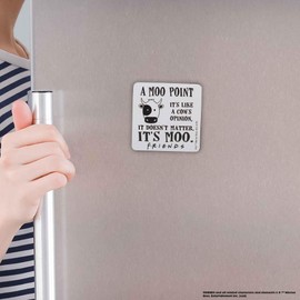 Friends The TV Series Moo Point Joey Tribbiani Friends Quote Embossed Metal Magnet - Funny Friends Magnet - Great Gift Idea