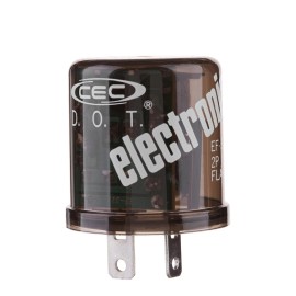 Cec Industries Ef32 12V Heady Duty 2-Pin Electronic Flasher Relay For