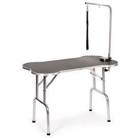 Master Equipment Bone Shaped Folding Table 45In Black