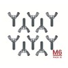 DOJA Industrial Wing Screws M6 x 20 mm Pack of