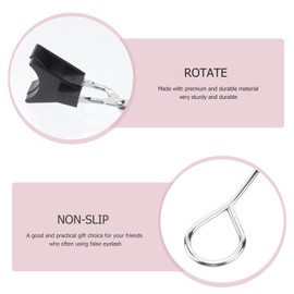 BIUDECO Hot Eyelash Curler Magnetic Eyelash Applicator False Lash Clamp Long-lasting Use Anti-slip Handle Compact for Fashion Look