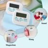 2PCS Digital Kitchen Timer with Loud 96dB Alarm,Magnetic Countdown Stopwatch