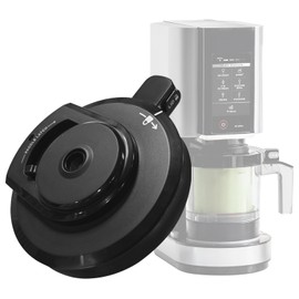 Outer Bowl Lid for Ninja Ice Cream Maker NC301 Series, Reusable Creami Replacement Lid, Replacement Parts Creami Accessories Compatible with Ninja NC299AMZ/NC301/NC300/NC201/NC101 Series (NO Paddle)