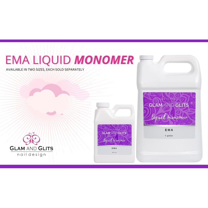 Glam and Glits EMA Liquid Monomer 16 oz