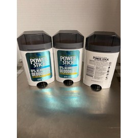 Power Stick O% aluminun Deodorant (3 EA 2.50 oz Sea Salt)